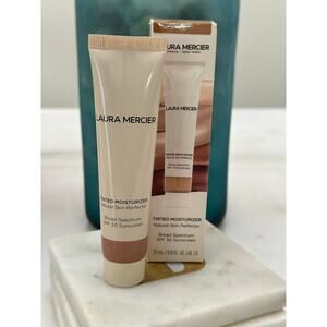 Laura Mercier NIB Tinted Moisturizer Natural Skin Perfector 0.8 fl oz 5W1 Tan